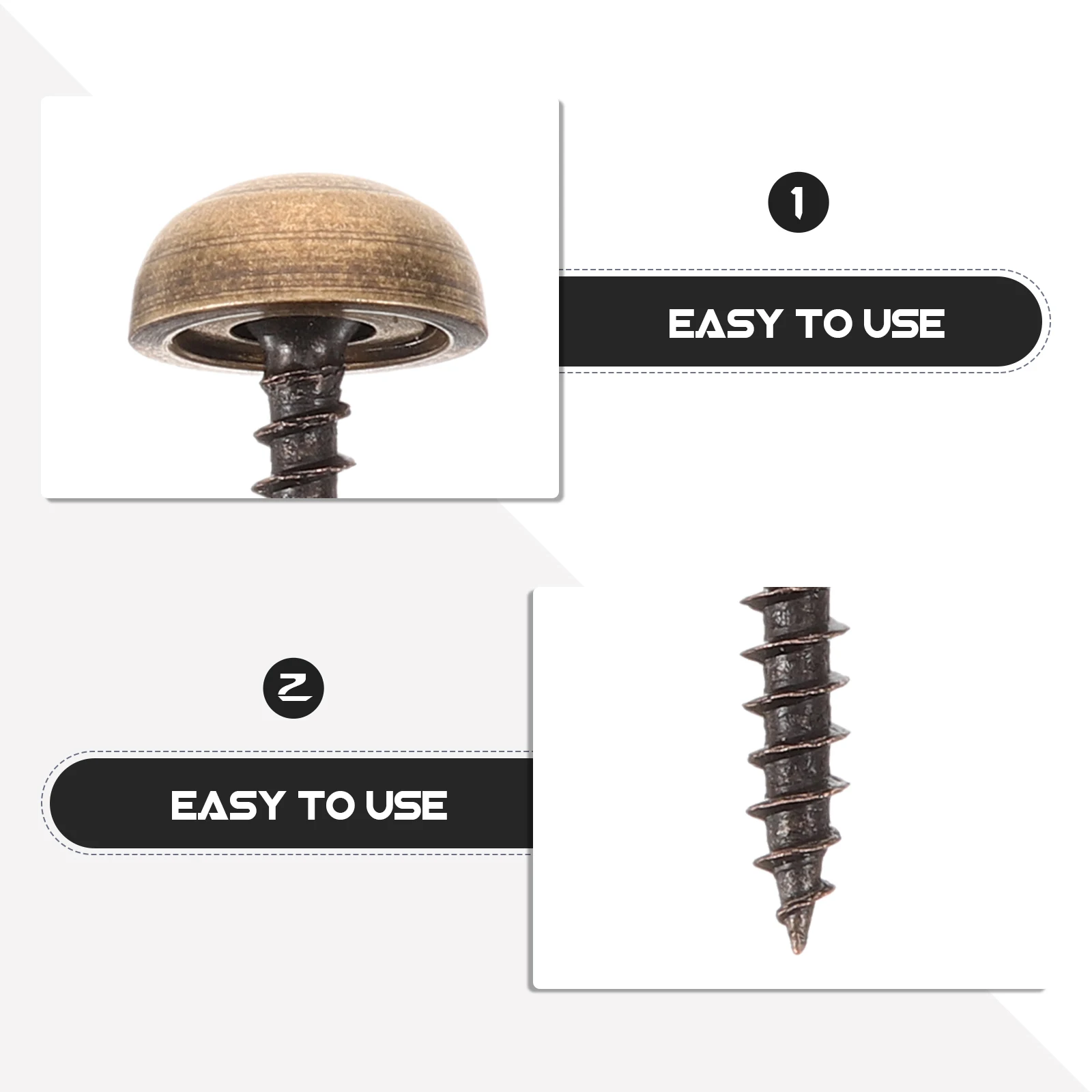 8 Pcs Decorative Screws with Caps 13mm Brass Color Screw Covers Furniture Mirror Mounting Glass Sign Wardrobe Table Hardware
8 Pcs Decorative Screws with Caps 13mm Brass Color Screw Covers Furniture Mirror Mounting Glass Sign Wardrobe Table Hardware