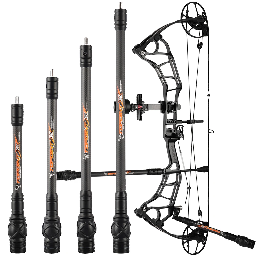 Archery CNC 8/10/12/15inch Bow Stabilizer 3K Carbon Damper Vibration Absorber for Compound Recurve Bow Archery Shooting
Archery CNC 8/10/12/15inch Bow Stabilizer 3K Carbon Damper Vibration Absorber for Compound Recurve Bow Archery Shooting