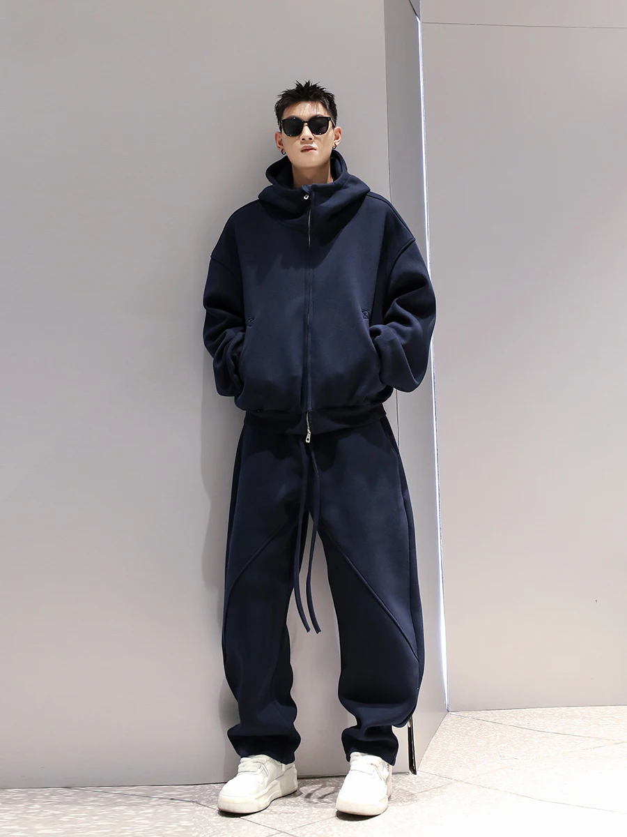 Модный мужской комплект из двух предметов: толстовка с капюшоном и кардиган, плотный спортивный повседневный свободный крой, осенняя одежда
Модный мужской комплект из двух предметов: толстовка с капюшоном и кардиган, плотный спортивный повседневный свободный крой, осенняя одежда