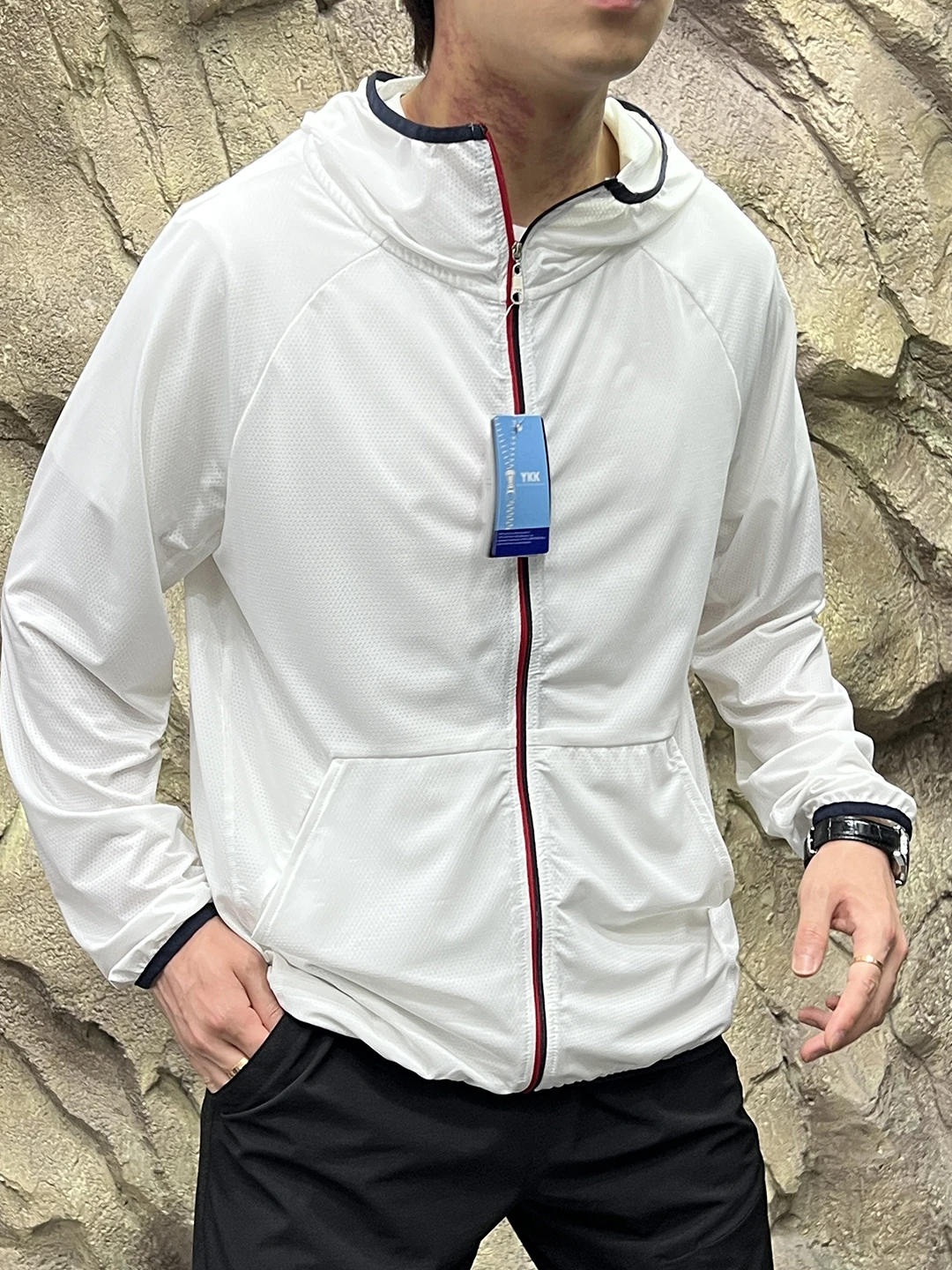 Ultra-Thin like Cicada Wings! Color Blo Zipper! Qui Dry Breathable Elastic Moisture Absorbent Spring Summer Jaet
Ultra-Thin like Cicada Wings! Color Blo Zipper! Qui Dry Breathable Elastic Moisture Absorbent Spring Summer Jaet