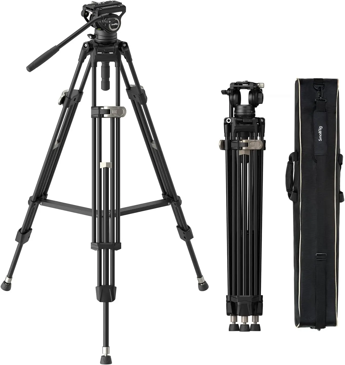 SmallRig AD-80 FreeBlazer Heavy-Duty Tripod System, 75" Video Tripod with Fluid Head - 4163
SmallRig AD-80 FreeBlazer Heavy-Duty Tripod System, 75" Video Tripod with Fluid Head - 4163