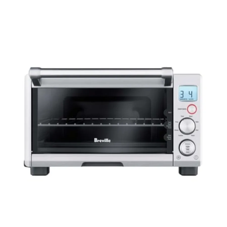 BOV650XL Compact Smart Oven Countertop Toaster Oven Brushed Stainless Steel Black Interior with Digital Display and 12 Cooking
BOV650XL Compact Smart Oven Countertop Toaster Oven Brushed Stainless Steel Black Interior with Digital Display and 12 Cooking