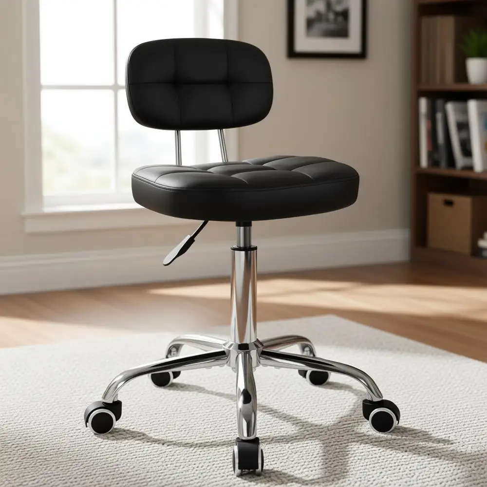 Регулируемое по высоте кожаное офисное кресло с поворотным механизмом и спинкой для дома или компьютерного стола
Регулируемое по высоте кожаное офисное кресло с поворотным механизмом и спинкой для дома или компьютерного стола