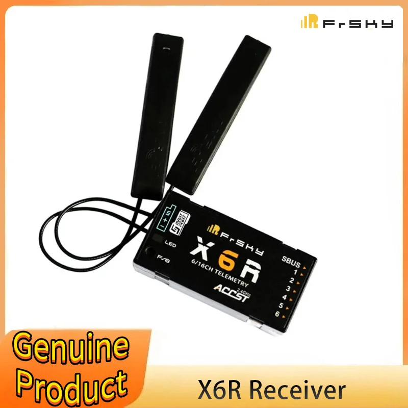 FrSky X6R 2.4G 16CH SBUS RC Receiver PCB Antenna Smart Port Data Return for Open TX Taranis X9D Jumper T16 T18 RC Drone
FrSky X6R 2.4G 16CH SBUS RC Receiver PCB Antenna Smart Port Data Return for Open TX Taranis X9D Jumper T16 T18 RC Drone