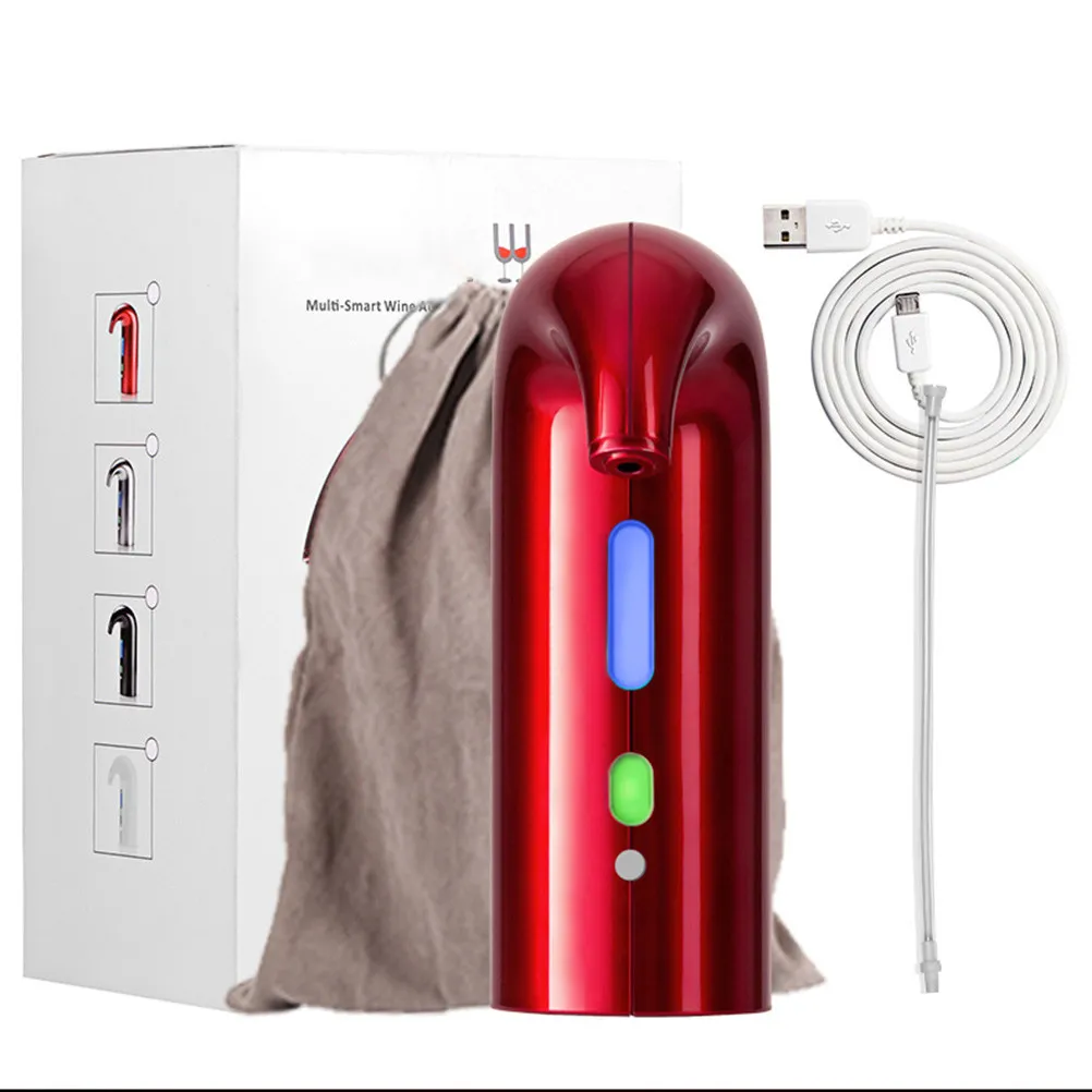 Electric Wine Aerator Pourer Automatic Wine Decanter Red Exterior Sediment Separation Fast Aeration No Spill Bar Restaurant Home
Electric Wine Aerator Pourer Automatic Wine Decanter Red Exterior Sediment Separation Fast Aeration No Spill Bar Restaurant Home