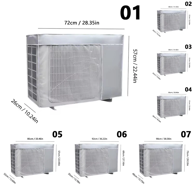 1pc Outdoor Air Conditioning Cover Oxford Waterproof Sun Protect Air Conditioning Main Unit Protective Case Rainproof Dustproof
1pc Outdoor Air Conditioning Cover Oxford Waterproof Sun Protect Air Conditioning Main Unit Protective Case Rainproof Dustproof