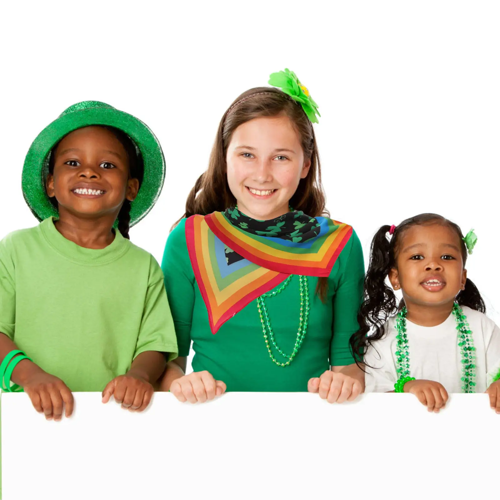 St Patricks Day Square Scarf Clover Pattern Imitated Silk Headband Neck Scarf Women Hairband Fashion Neckerchief Accessories
St Patricks Day Square Scarf Clover Pattern Imitated Silk Headband Neck Scarf Women Hairband Fashion Neckerchief Accessories