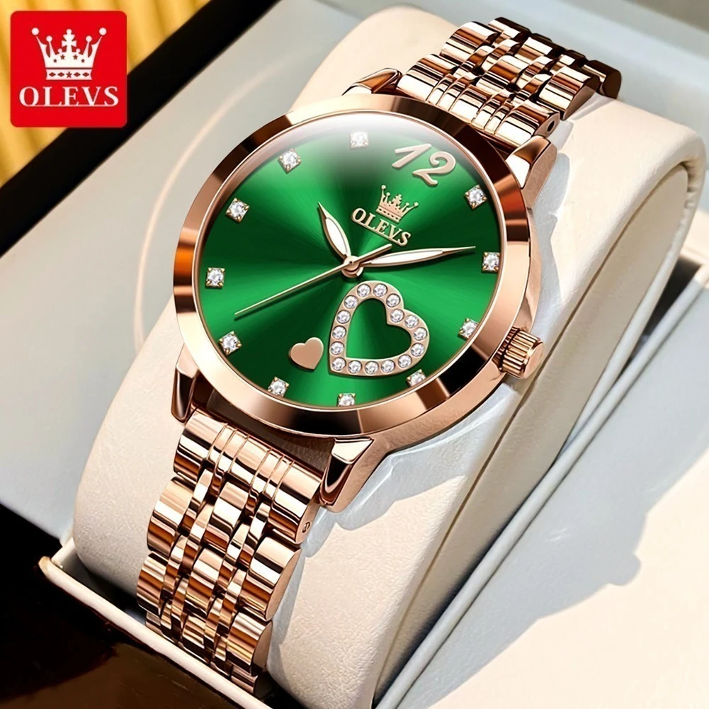 OLEVS 5189 Quartz Fashion Watch Gift Stainless Steel Watchband Round-dial Wristwatch
OLEVS 5189 Quartz Fashion Watch Gift Stainless Steel Watchband Round-dial Wristwatch