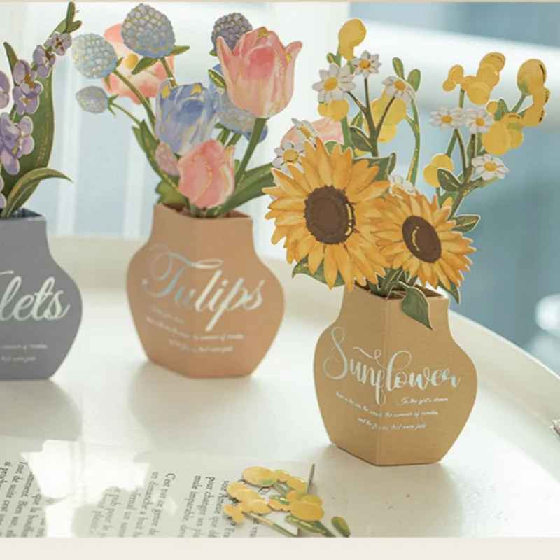 Mother's Day Greeting Card 3D Floral Ornament Artificial Flower Gift Handmade Floral Arrangement Greeting Card Office Desk Decor
Mother's Day Greeting Card 3D Floral Ornament Artificial Flower Gift Handmade Floral Arrangement Greeting Card Office Desk Decor