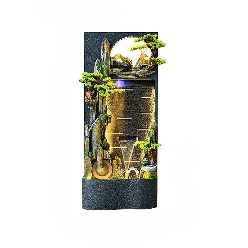 N Artificial Spring Living Room Water Curtain Wall Fish Tank Floor-Standing Decorations Decoration Outdoor Landscape
N Artificial Spring Living Room Water Curtain Wall Fish Tank Floor-Standing Decorations Decoration Outdoor Landscape