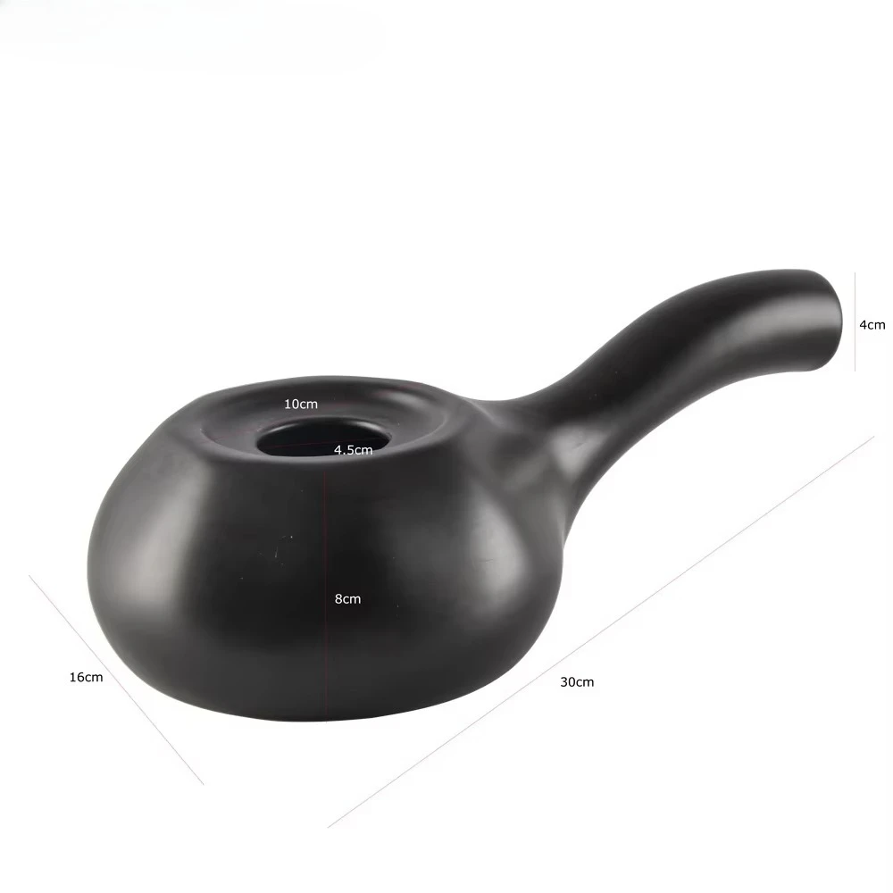 Korean Style Homemade Coffee Roaster Pot Black Ceramic Coffee Roasting Machine Coffee Roaster TOOL