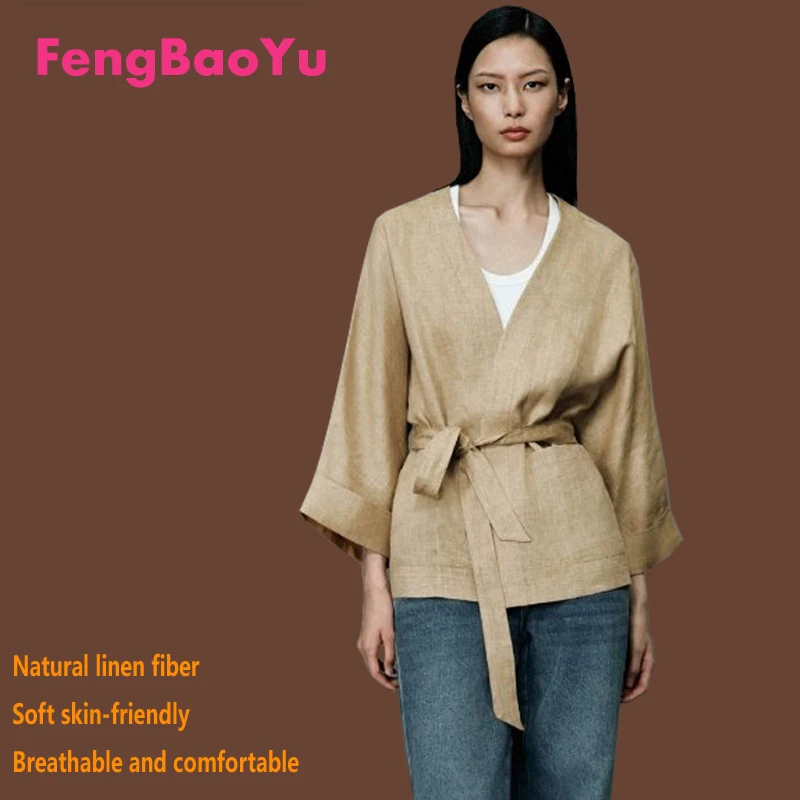 Fengbaoyu High-end Linen Women's Top - Stylish and Fashionable Lace-Trimmed Casual Shirt Loose Comfortable, Cool Refreshing
Fengbaoyu High-end Linen Women's Top - Stylish and Fashionable Lace-Trimmed Casual Shirt Loose Comfortable, Cool Refreshing