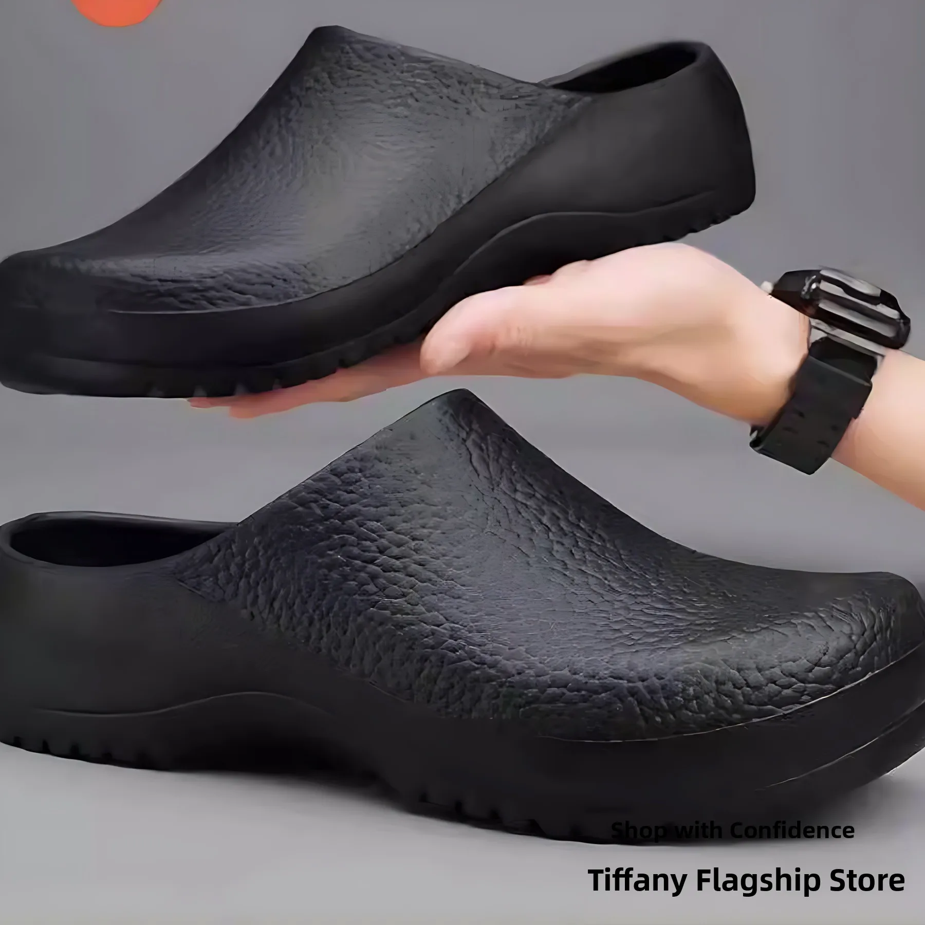 Anti-Slip Kitchen Slippers Men's Summer Outdoor Wearable Waterproof Slip-On Beach Sandals Thick Heel High Top Slip-On Slippers
Anti-Slip Kitchen Slippers Men's Summer Outdoor Wearable Waterproof Slip-On Beach Sandals Thick Heel High Top Slip-On Slippers