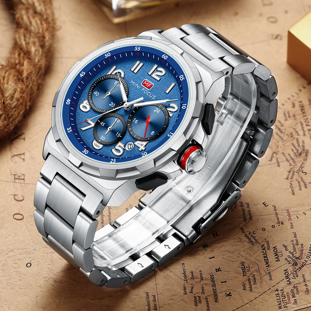 MINI FOCUS Multifunctional Luxury Business Quartz Watch Mens Watches Luminous Waterproof Chronograph Wrist Watch 0492G
MINI FOCUS Multifunctional Luxury Business Quartz Watch Mens Watches Luminous Waterproof Chronograph Wrist Watch 0492G