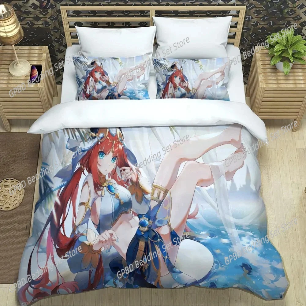 Anime Genshin Impact Bedding Set Boys Girls Twin Queen Size Duvet Cover Pillowcase Bed Kids Adult Fashion Home Textileextile
Anime Genshin Impact Bedding Set Boys Girls Twin Queen Size Duvet Cover Pillowcase Bed Kids Adult Fashion Home Textileextile