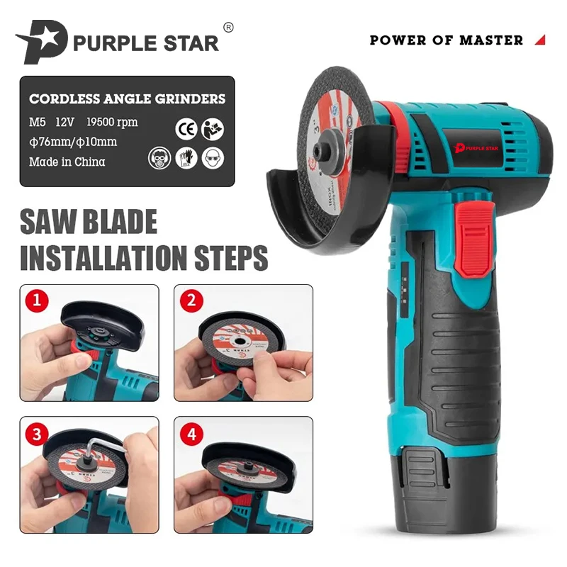 12v Mini Angle Grinder Rechargeable Grinding Tool Polishing Grinding Machine For Cutting Diamond Cordless Power Tools
12v Mini Angle Grinder Rechargeable Grinding Tool Polishing Grinding Machine For Cutting Diamond Cordless Power Tools