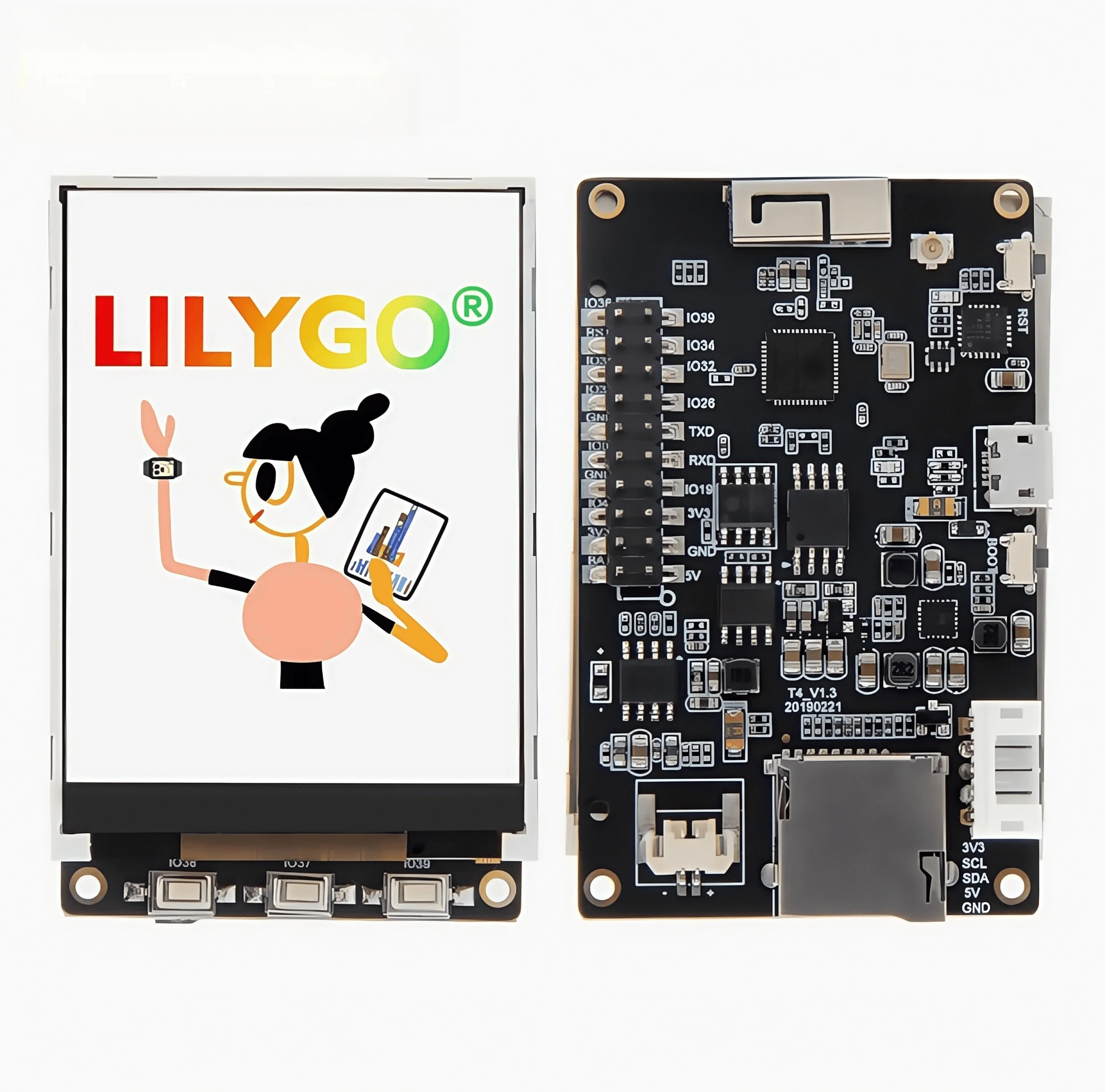 ЛИЛИГО ® Плата разработки TTGO T4 V1.3 ESP32 с ЖК-дисплеем ILI9341 2.2/2.4 дюйма, регулировкой подсветки, модулем Wi-Fi и Bluetooth
ЛИЛИГО ® Плата разработки TTGO T4 V1.3 ESP32 с ЖК-дисплеем ILI9341 2.2/2.4 дюйма, регулировкой подсветки, модулем Wi-Fi и Bluetooth