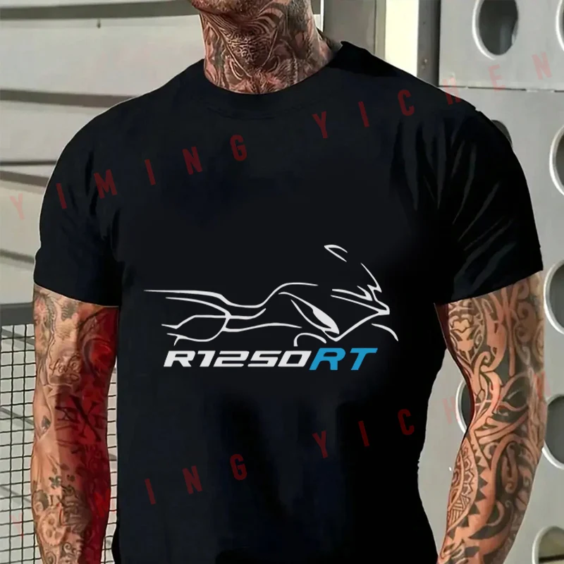 R1250 RT Motobike Men's Casual Moto T-Shirt Cotton Short Sleeve Shirt Summer Breathable Tops Tee
R1250 RT Motobike Men's Casual Moto T-Shirt Cotton Short Sleeve Shirt Summer Breathable Tops Tee