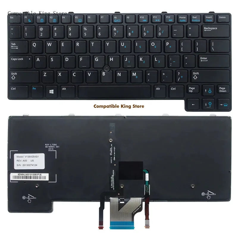 L+ For Dell E6430U E6430S E6530U 6430u-100TB with Backlight US English RU russian Laptop Keyboard
L+ For Dell E6430U E6430S E6530U 6430u-100TB with Backlight US English RU russian Laptop Keyboard