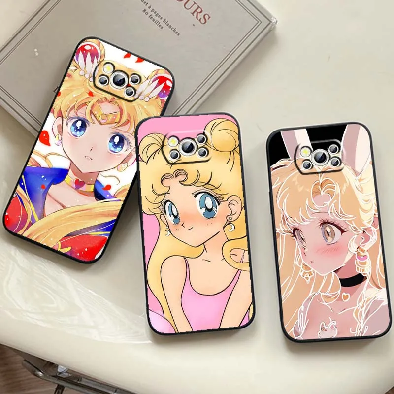Anime S-Sailors M-Moons Cute For Xiaomi Mi Poco F3 F4 F5 F6 X3 X4 X5 X6 X7 M3 M4 M5s M5 M6 GT Pro 5G Black Cover Phone Case
Anime S-Sailors M-Moons Cute For Xiaomi Mi Poco F3 F4 F5 F6 X3 X4 X5 X6 X7 M3 M4 M5s M5 M6 GT Pro 5G Black Cover Phone Case