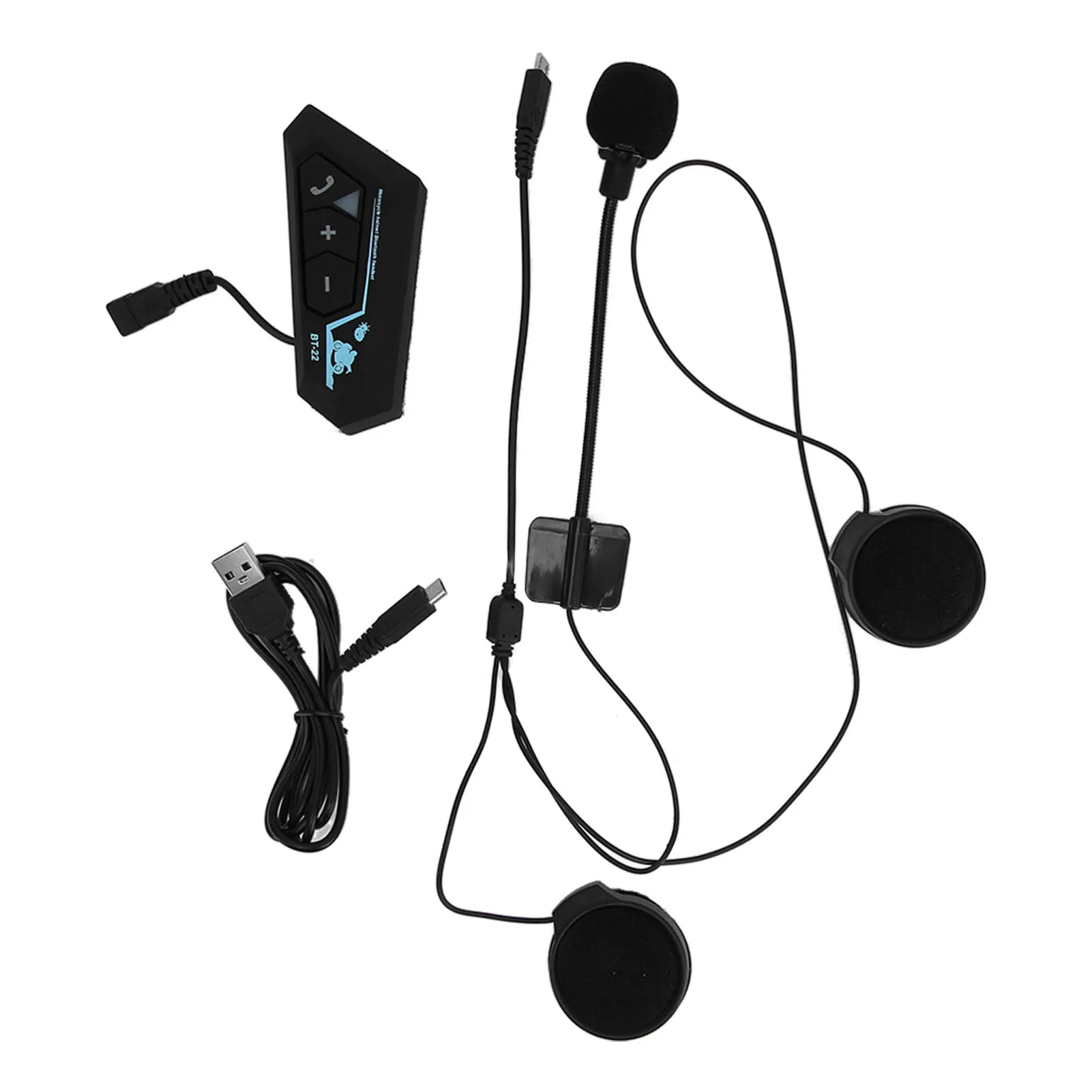 Helmet Bluetooth Headset 3 Keys Design Noise Reduction Multifunctional BT22 Motorcycle Helmet Headset for Motorcycle Helmets
Helmet Bluetooth Headset 3 Keys Design Noise Reduction Multifunctional BT22 Motorcycle Helmet Headset for Motorcycle Helmets