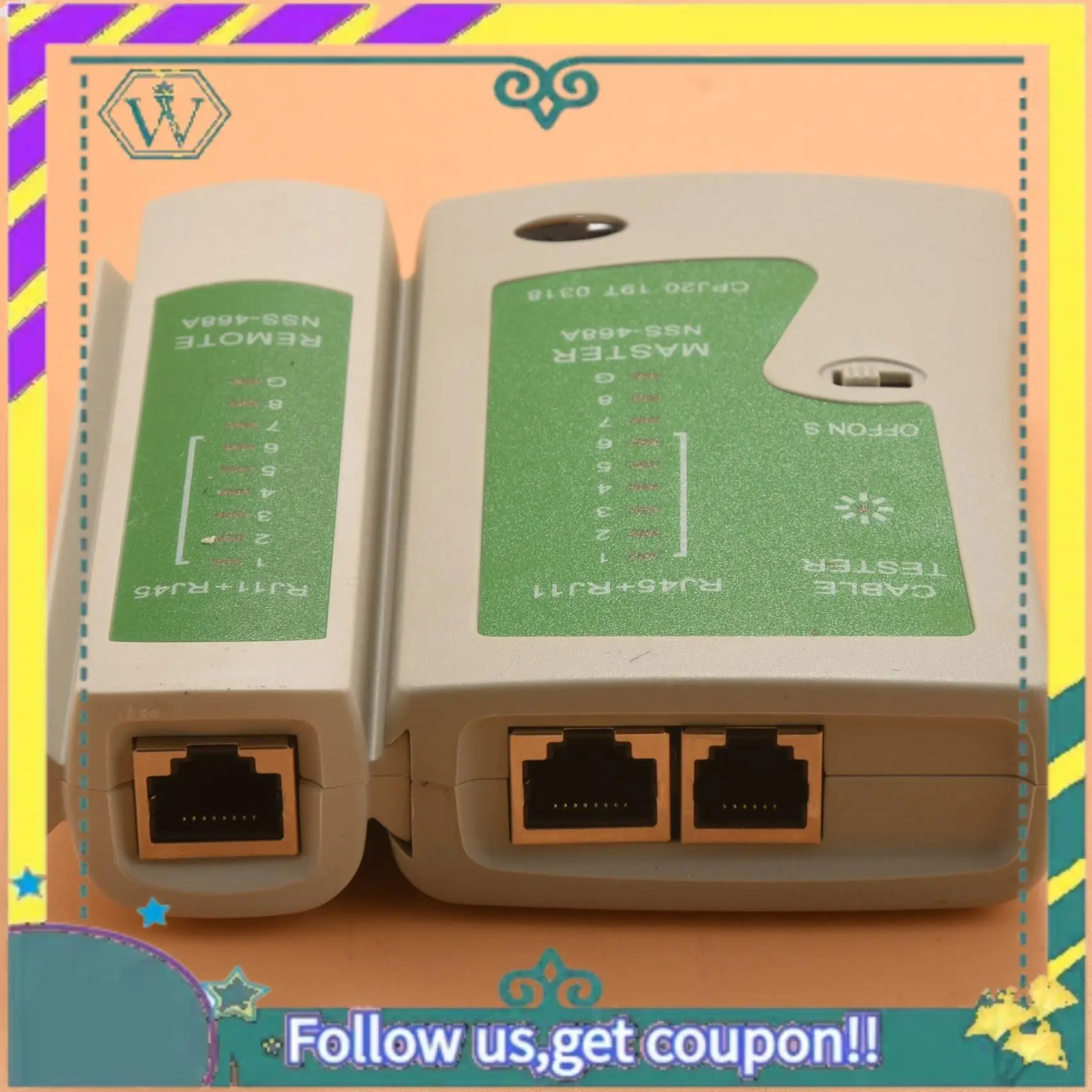NEW Network Cable Tester RJ45 Crimp Tool Kit CAT5 CAT5E CAT6 Crimping Tool Kit, 50PCS RJ45 CAT6 Connector Plug
NEW Network Cable Tester RJ45 Crimp Tool Kit CAT5 CAT5E CAT6 Crimping Tool Kit, 50PCS RJ45 CAT6 Connector Plug