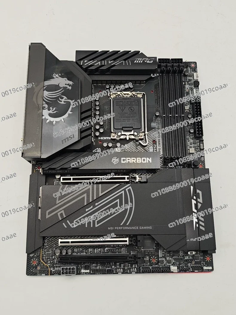 MPG Z890 CARBON WIFI Diablo main board 99 new, support Intel U series CPU with USB 3.2 Gen 2x2 interface
MPG Z890 CARBON WIFI Diablo main board 99 new, support Intel U series CPU with USB 3.2 Gen 2x2 interface