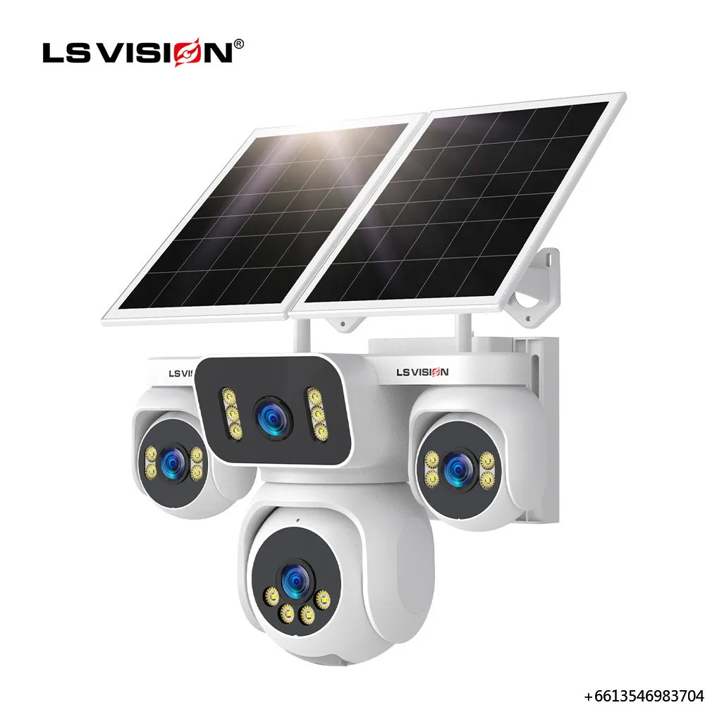 LS VISION HD 4K 16X Zoom Outdoor AI Four-Lens Four-Screen AOV IP 4G CCTV Solar Panel PTZ Network Surveillance Camera Sim Card
LS VISION HD 4K 16X Zoom Outdoor AI Four-Lens Four-Screen AOV IP 4G CCTV Solar Panel PTZ Network Surveillance Camera Sim Card