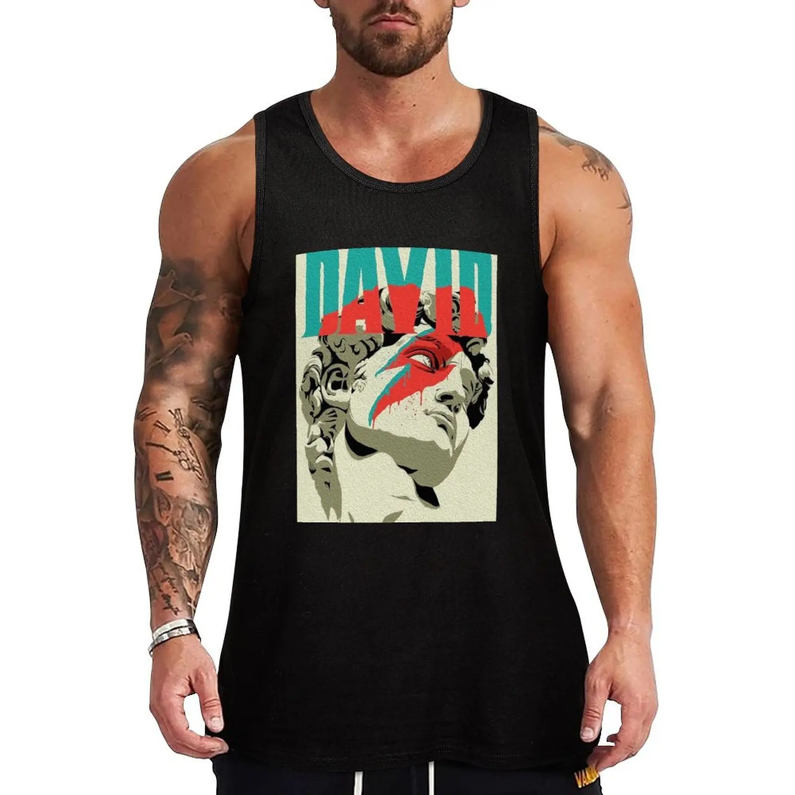 Rock and roll legend digital oil painting. David B. Tank Top Men gym sportswear gym clothing t shirt gym
Rock and roll legend digital oil painting. David B. Tank Top Men gym sportswear gym clothing t shirt gym