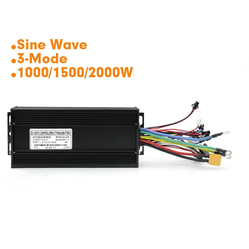 A74K-36V48V52V 45A Three-Mode Ebike Sine Wave Controller For Electric Bicycle Ebike E-Scooter
A74K-36V48V52V 45A Three-Mode Ebike Sine Wave Controller For Electric Bicycle Ebike E-Scooter