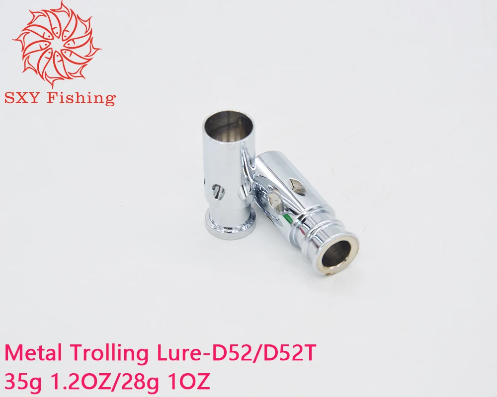 SXY FISHING Metal Trolling Lure Fake lure DIY jet Copper head fishing lure Big game Lure Deep sea towing bait D52 D52T
SXY FISHING Metal Trolling Lure Fake lure DIY jet Copper head fishing lure Big game Lure Deep sea towing bait D52 D52T