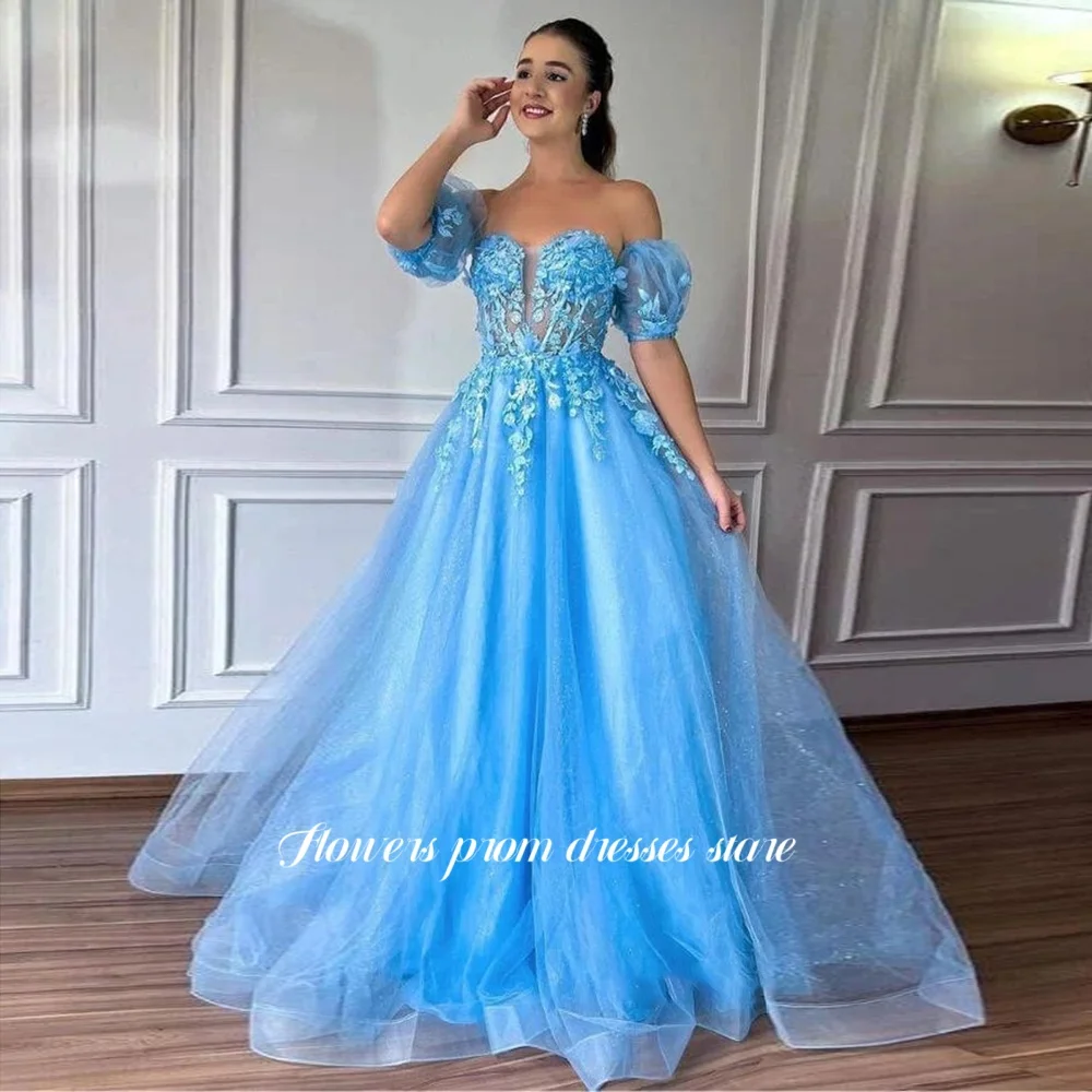 Flowers Off Shoulder Party Dress Prom Gowns Lace Applique Formal Evening Princess Gown for Women Vestido De Novia Customized
Flowers Off Shoulder Party Dress Prom Gowns Lace Applique Formal Evening Princess Gown for Women Vestido De Novia Customized