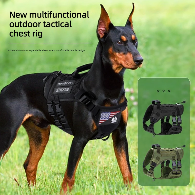 Tactical Dog Vest Harness Anti‑Pull Escape Proof Reflective Pet Chest Strap for Large Dogs Outdoor Walking Training Gear
Tactical Dog Vest Harness Anti‑Pull Escape Proof Reflective Pet Chest Strap for Large Dogs Outdoor Walking Training Gear