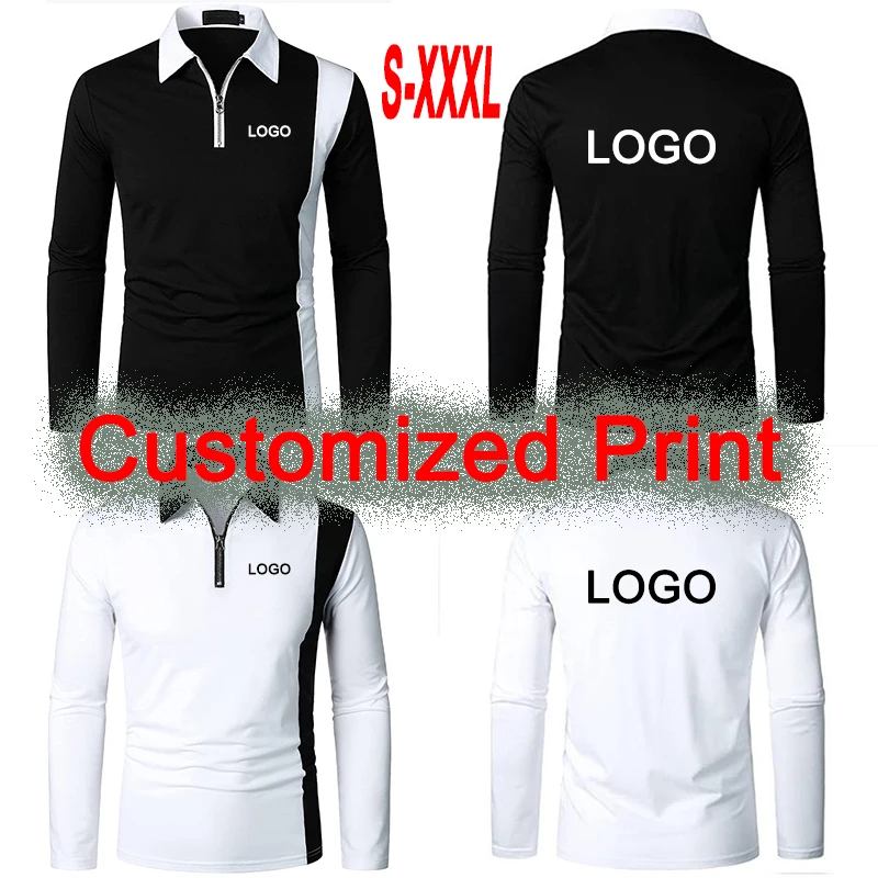 Customized Zipper Turn-down Collar Polo Shirts Men Fashion Personality Printed Lapel Collar Long Sleeve T-shirts Casual Tee Tops
Customized Zipper Turn-down Collar Polo Shirts Men Fashion Personality Printed Lapel Collar Long Sleeve T-shirts Casual Tee Tops