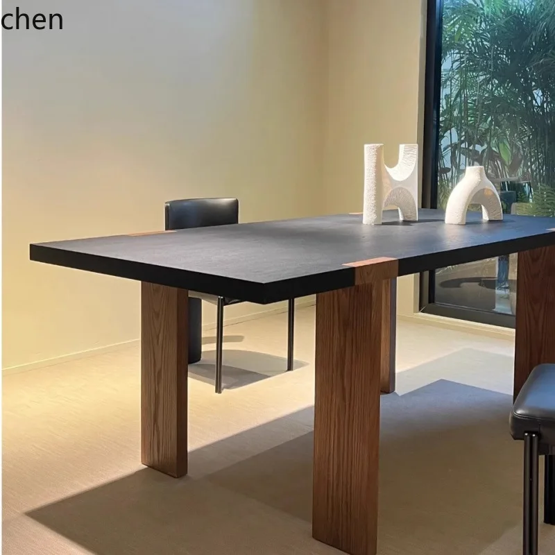 YFY Light Luxury Solid Wood Dining Table Vintage Simple Office Desk Meeting Work Desk Writing Desk
YFY Light Luxury Solid Wood Dining Table Vintage Simple Office Desk Meeting Work Desk Writing Desk