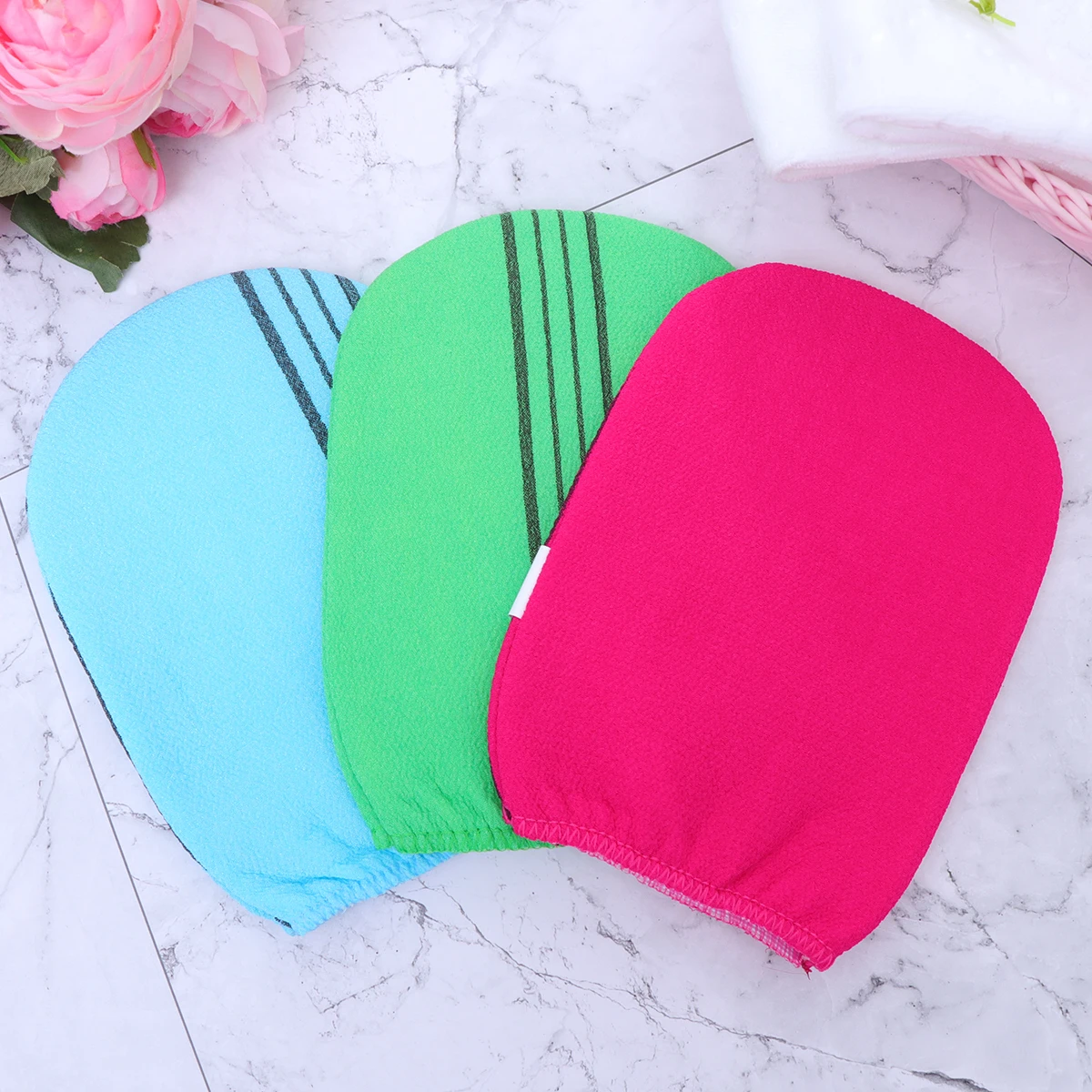 6Pcs Exfoliating Bath Gloves Shower Body Scrubber Plant Fibre Sponge Spa Massager Removes Oil Dirt for All Skin Types
6Pcs Exfoliating Bath Gloves Shower Body Scrubber Plant Fibre Sponge Spa Massager Removes Oil Dirt for All Skin Types