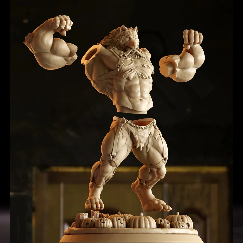 FUTA Wolf King 1/24 Scale Resin Figure Model Kit Sexy Diorama Unassembled Unpainted Model 3D Printing DIY Statue Crafts Toy
FUTA Wolf King 1/24 Scale Resin Figure Model Kit Sexy Diorama Unassembled Unpainted Model 3D Printing DIY Statue Crafts Toy