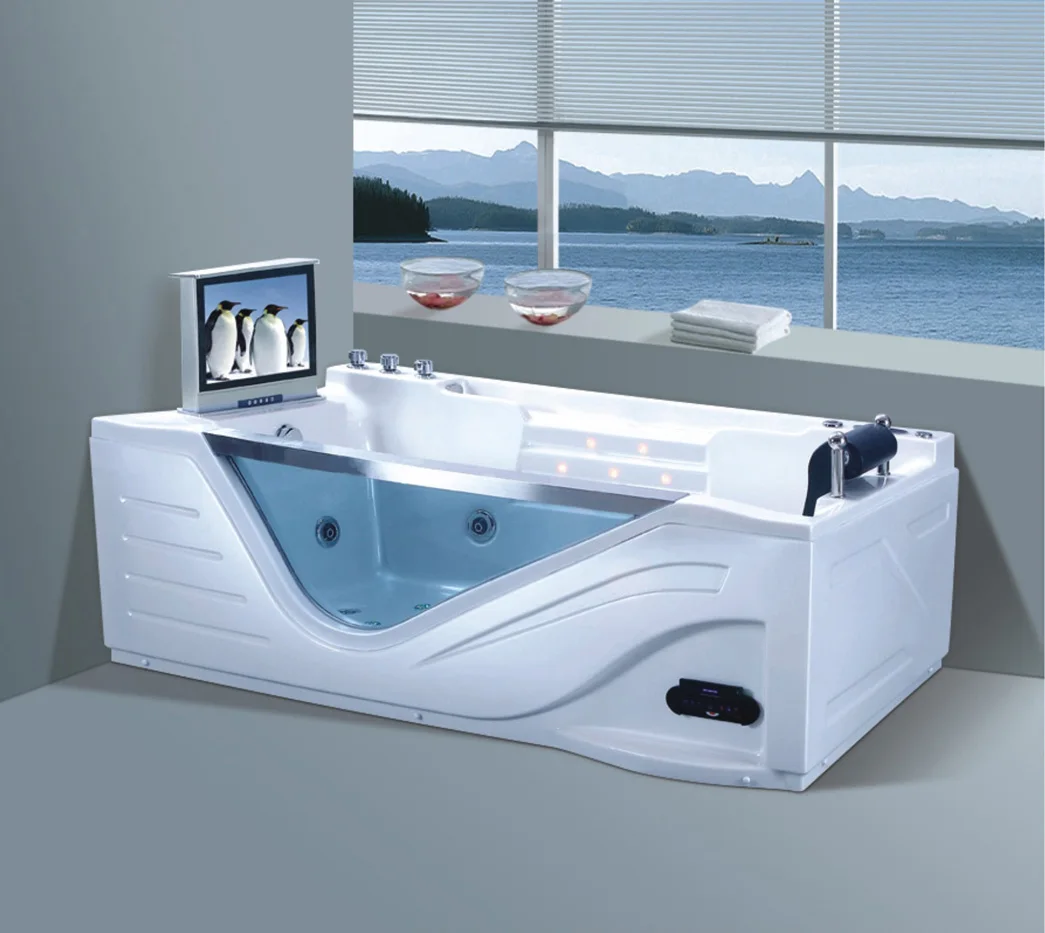 CE Hot Sale Custom Modern Square White Acrylic Freestanding Massage Bathtubs 2 Person Soaking with Drainer for Bathroom
CE Hot Sale Custom Modern Square White Acrylic Freestanding Massage Bathtubs 2 Person Soaking with Drainer for Bathroom