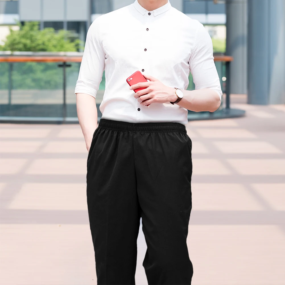 Durable Breathable Chef Trousers Perfect For Professional Cooks In Restaurants Hotels Canteens Comfortable Loose Pants Black M
Durable Breathable Chef Trousers Perfect For Professional Cooks In Restaurants Hotels Canteens Comfortable Loose Pants Black M