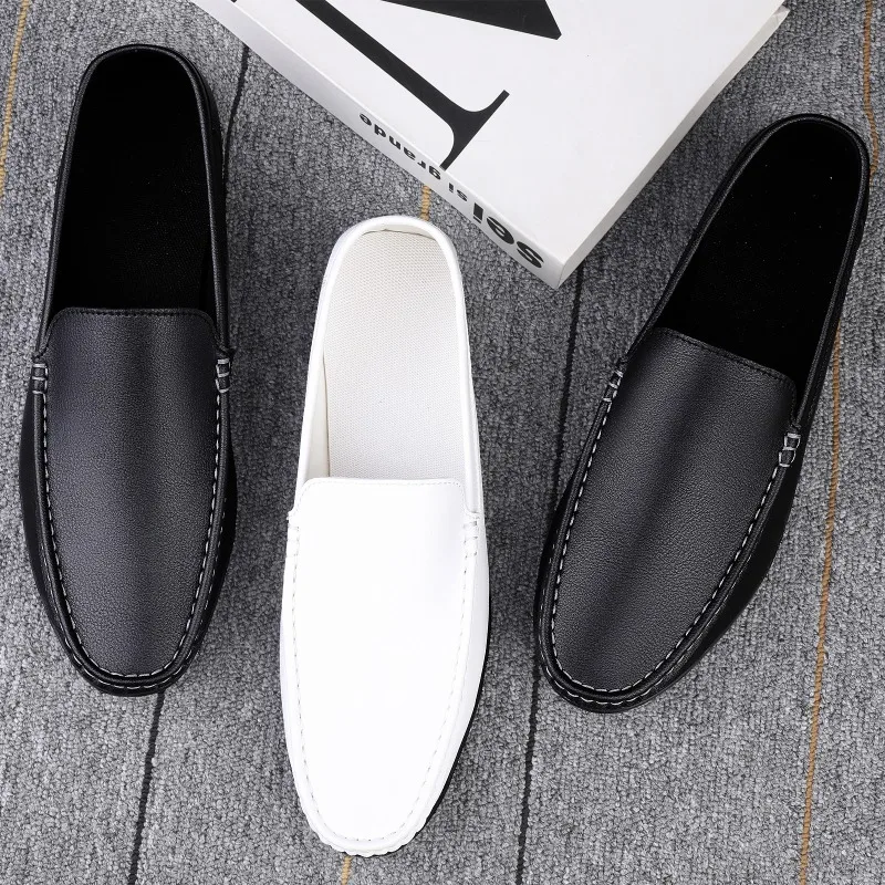 Daily casual men's leather shoes driving shoes new four-season general Doudou men's shoes outdoor lazy one-pedal men
Daily casual men's leather shoes driving shoes new four-season general Doudou men's shoes outdoor lazy one-pedal men
