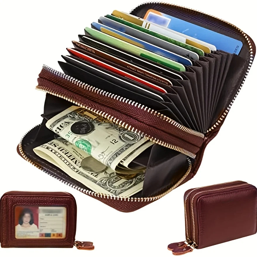 Slim RFID-Blocking Women's Card Wallet - Secure Zip Closure, Casual Style, Perfect Mother's Day Gift
Slim RFID-Blocking Women's Card Wallet - Secure Zip Closure, Casual Style, Perfect Mother's Day Gift