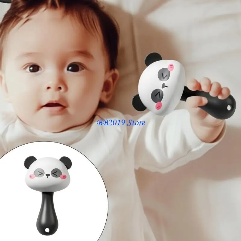 Q0KB Panda Baby Rattle Hand Grasp Training Maracas Toy Nursery Room Decoration
Q0KB Panda Baby Rattle Hand Grasp Training Maracas Toy Nursery Room Decoration