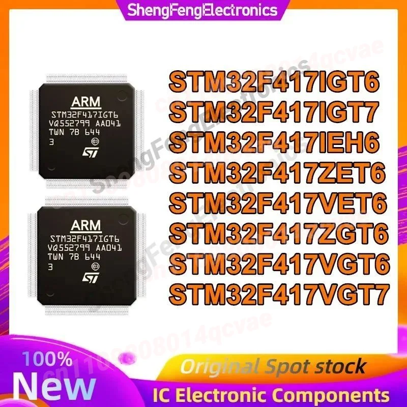 STM32F417IGT6 STM32F417IGT7 STM32F417IEH6 STM32F417ZET6 STM32F417VET6 STM32F417ZGT6 STM32F417VGT6 STM32F417VGT7 Новые оригинальные микроконтроллеры
STM32F417IGT6 STM32F417IGT7 STM32F417IEH6 STM32F417ZET6 STM32F417VET6 STM32F417ZGT6 STM32F417VGT6 STM32F417VGT7 Новые оригинальные микроконтроллеры