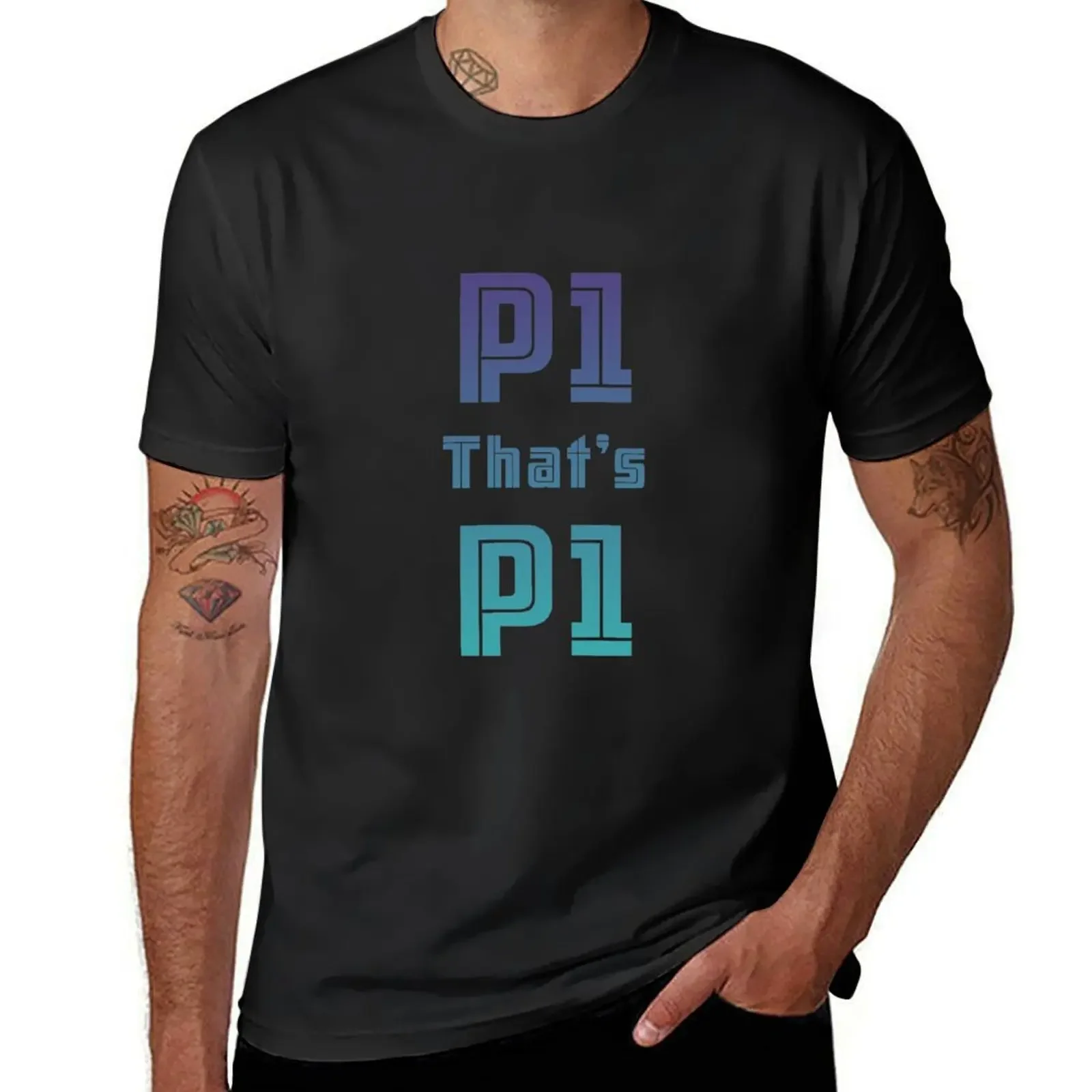 P1, that's P1! Best message in F1 T-Shirt cheap stuff oversized t shirt t shirt men
P1, that's P1! Best message in F1 T-Shirt cheap stuff oversized t shirt t shirt men