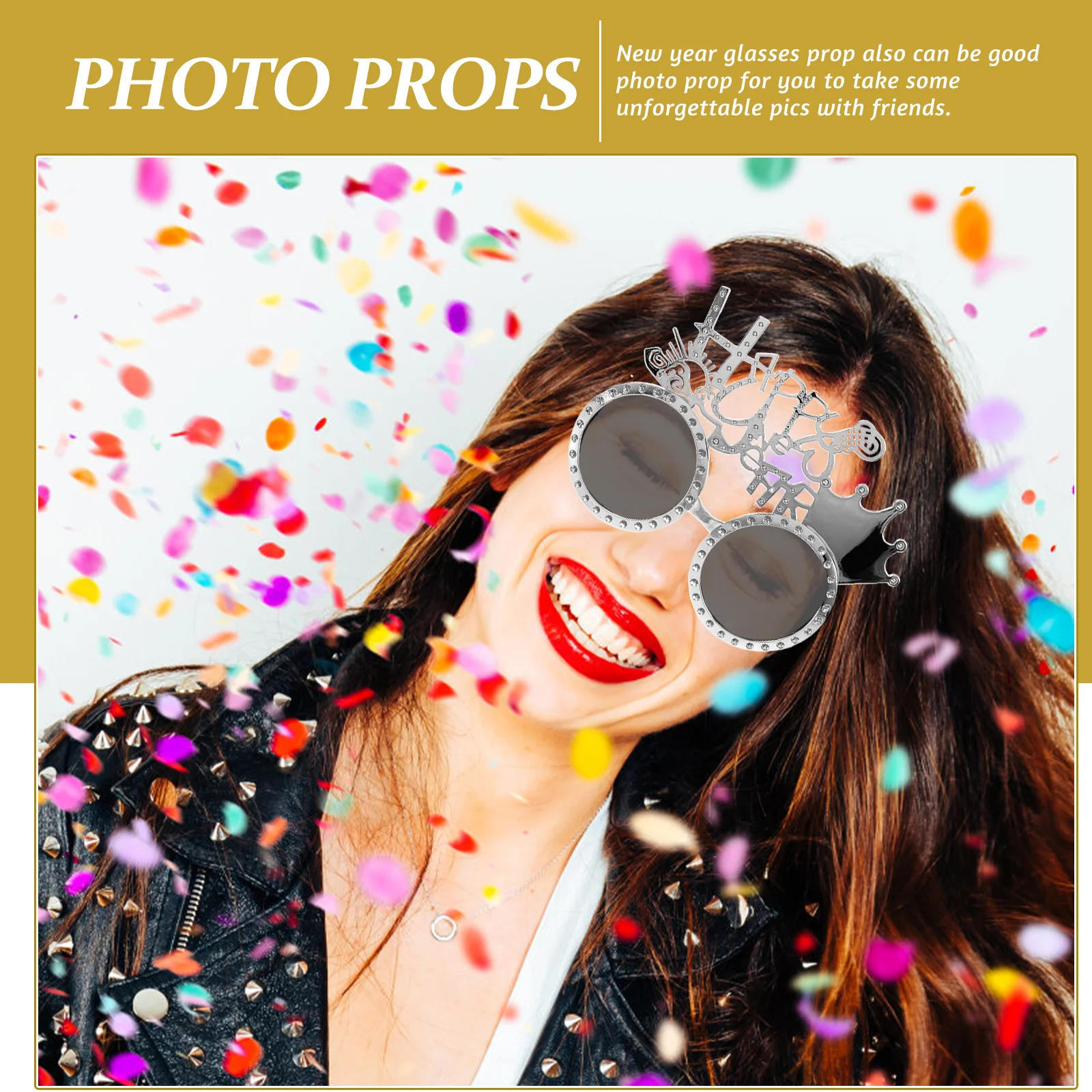 Funny Glasses New Year Party Photo Prop Happy New Year Eyeglasses Celebration Accessories Party Supplies Headwear
Funny Glasses New Year Party Photo Prop Happy New Year Eyeglasses Celebration Accessories Party Supplies Headwear