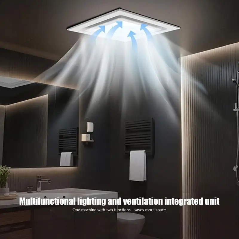 Y1UD Low Noise Bathroom Ventilation Fan And Lighting Unit 80 area unit Coverage Dimmable Design
Y1UD Low Noise Bathroom Ventilation Fan And Lighting Unit 80 area unit Coverage Dimmable Design