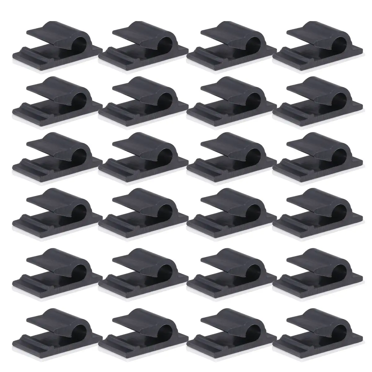 100 PCS Cord Clips Line Card Management Ties Wire Cable Holder Clamp Adhesive Black
100 PCS Cord Clips Line Card Management Ties Wire Cable Holder Clamp Adhesive Black