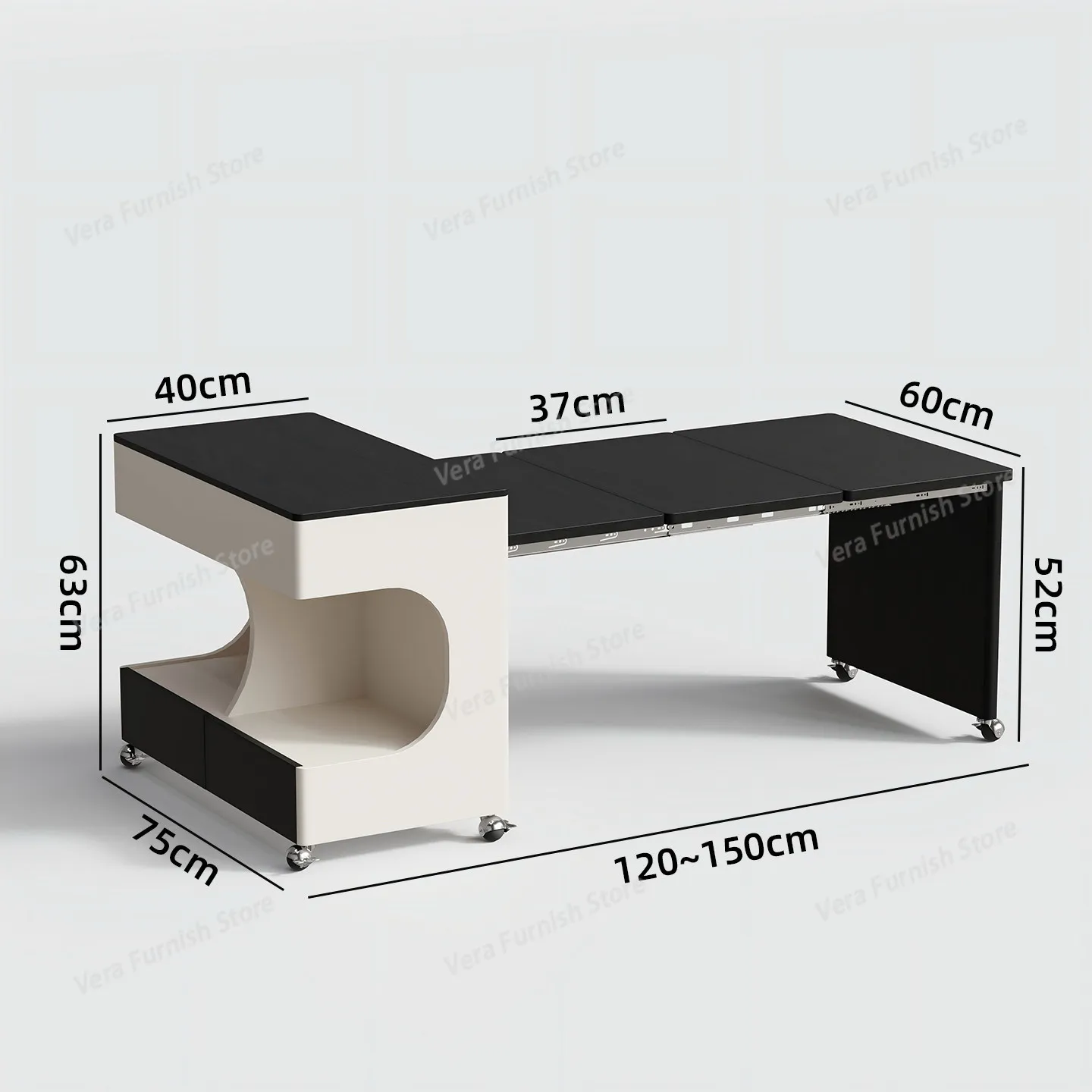 Modern minimalist coffee table Nordic high-end living room central coffee table telescopic design home furniture mueble FYCT
Modern minimalist coffee table Nordic high-end living room central coffee table telescopic design home furniture mueble FYCT