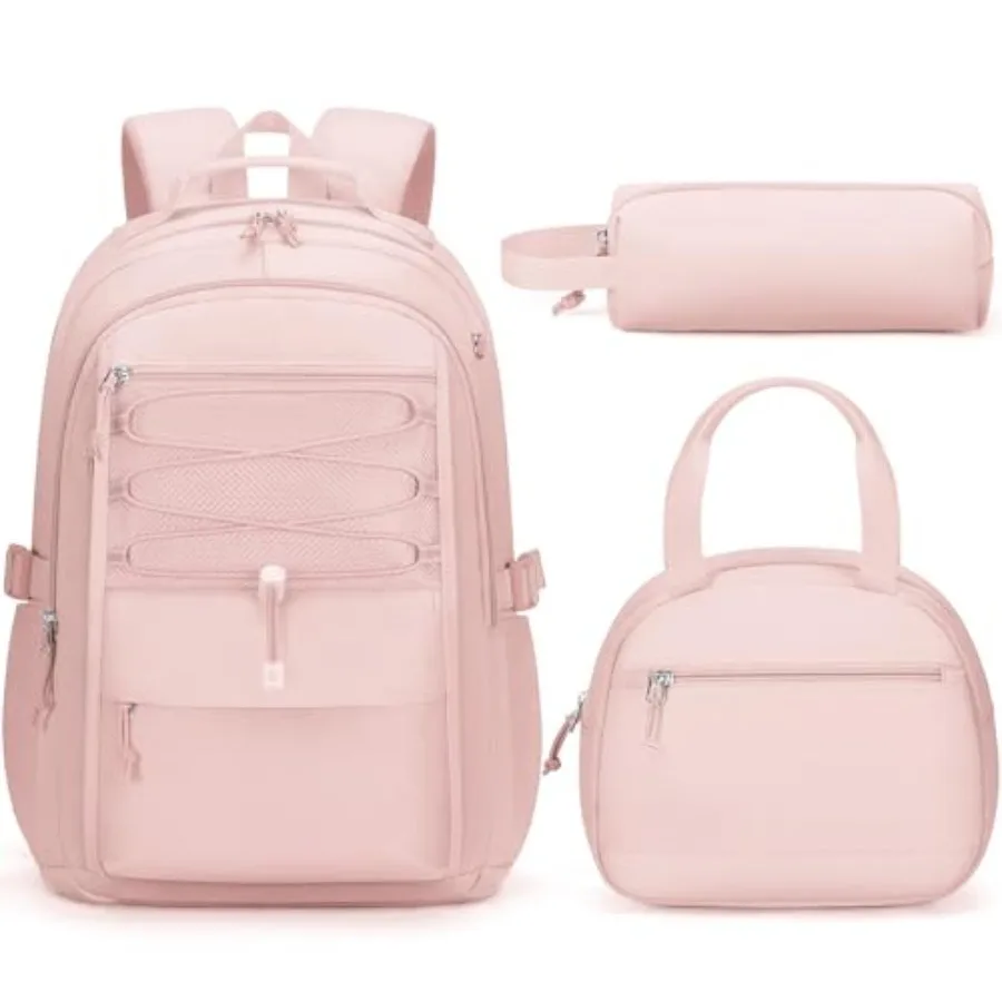 Backpack for Girls 3 PCS Waterproof Girls Backpack with Lunch Box and Pencil Case Lightweight Bookbag Set for Teen Girl Travel
Backpack for Girls 3 PCS Waterproof Girls Backpack with Lunch Box and Pencil Case Lightweight Bookbag Set for Teen Girl Travel