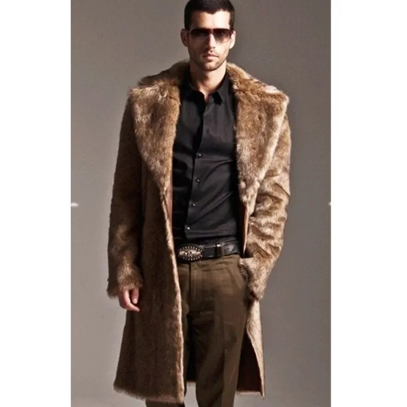 2023 Men's imitation mink fur integrated long winter wear clothing jackets trench coat men korean fashion windbreakers
2023 Men's imitation mink fur integrated long winter wear clothing jackets trench coat men korean fashion windbreakers